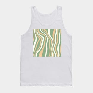 70's groovy wavy pattern Tank Top